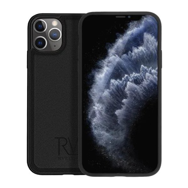 Rvelon iPhone 12/iPhone 12 Pro Fodral Magnetiskt Avtagbart Skal Svart