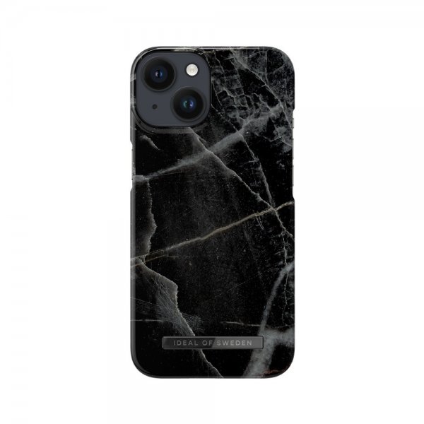 Ideal of Sweden iPhone 13/14/15/16e/17e Skal Fashion Case MagSafe Black Thunder Marble