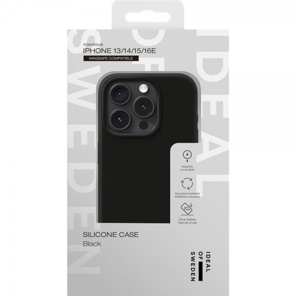 Ideal of Sweden iPhone 13/14/15/16e/17e Skal Silicone Case MagSafe Svart