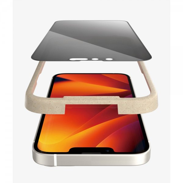 PanzerGlass iPhone 13/iPhone 13 Pro/iPhone 14 Skärmskydd Ultra-Wide Fit Privacy EasyAligner