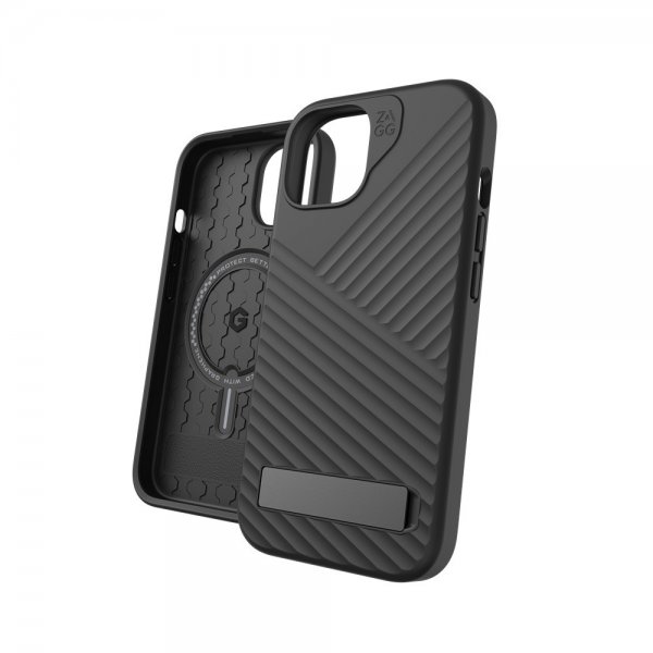 ZAGG iPhone 13/iPhone 14/iPhone 15 Skal Denali Snap Kickstand Svart