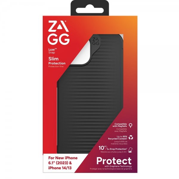 ZAGG iPhone 13/iPhone 14/iPhone 15 Skal Luxe Snap Svart