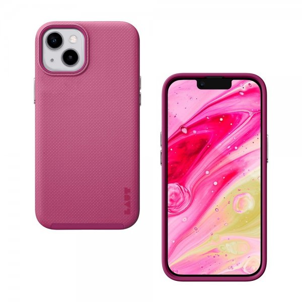 LAUT iPhone 13/iPhone 14 Skal Shield Bubblegum Pink