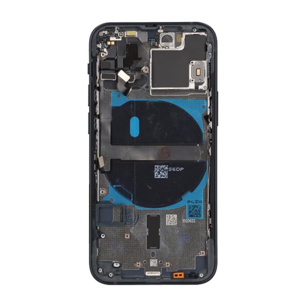 iPhone 13 Mini Baksida Komplett Med Smådelar - Svart