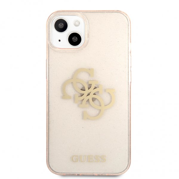 Guess iPhone 13 Mini Skal Full Glitter Guld