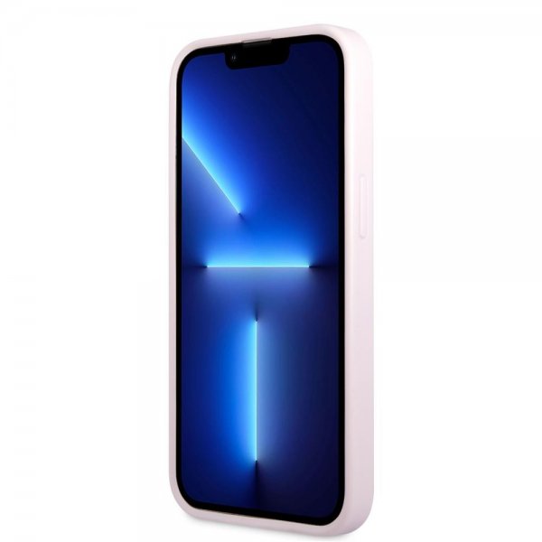Guess iPhone 13 Mini Skal Saffiano Metal Logo Lila