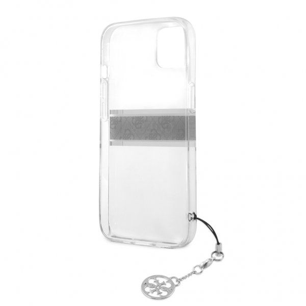 Guess iPhone 13 Mini Skal Stripe Charm Grå