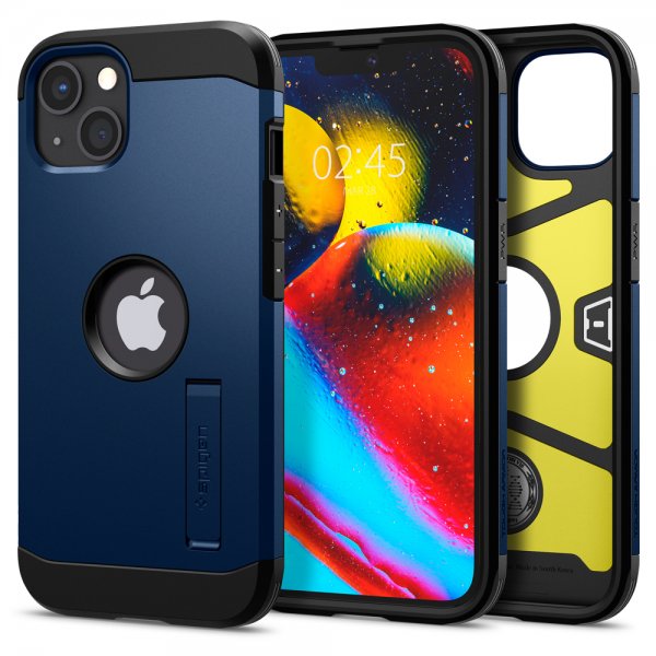 Spigen iPhone 13 Mini Skal Tough Armor Navy Blue