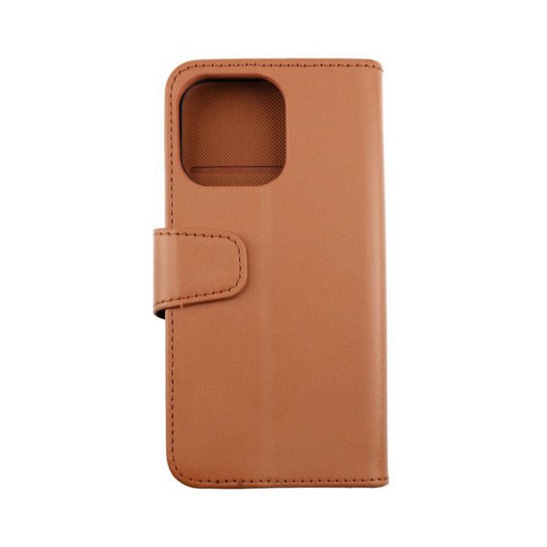 Rvelon iPhone 13 Fodral Utfällbart Kortfack Brun