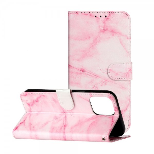 iPhone 13 Pro Fodral Motiv Rosa Marmor
