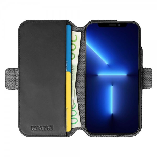 KAVAJ iPhone 13 Pro Max Fodral Phoenix Svart