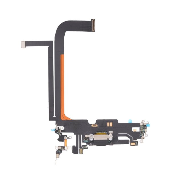 iPhone 13 Pro Max Laddkontakt med Flexkabel Original - Svart