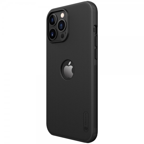 Nillkin iPhone 13 Pro Max Skal Frosted Shield Logo Cutout Svart