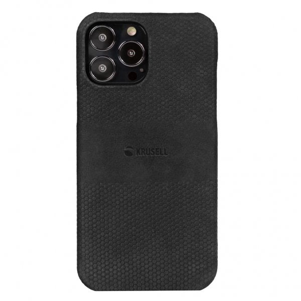 Krusell iPhone 13 Pro Max Skal Leather Cover Svart