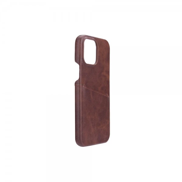 Onsala iPhone 13 Pro Max Skal med ett Kortfack Brun