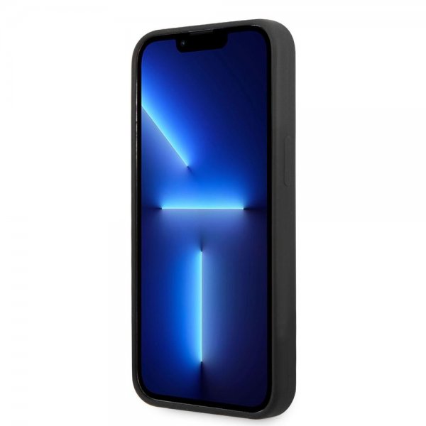 Guess iPhone 13 Pro Max Skal Metal Triangle Svart