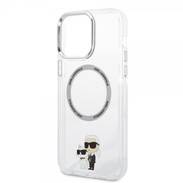 Karl Lagerfeld iPhone 13 Pro Max Skal NFT MagSafe Transparent
