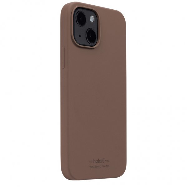 holdit iPhone 13 Skal Silikon Dark Brown