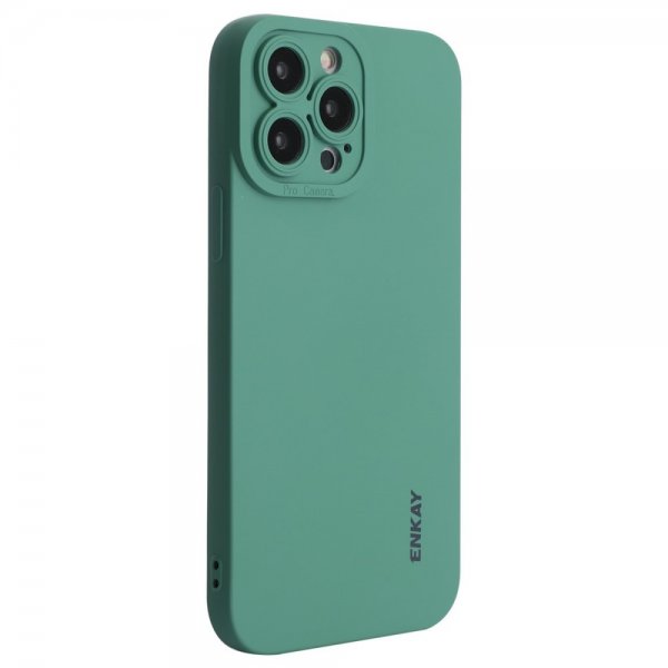 Enkay iPhone 13 Pro Max Skal Silicone Grön