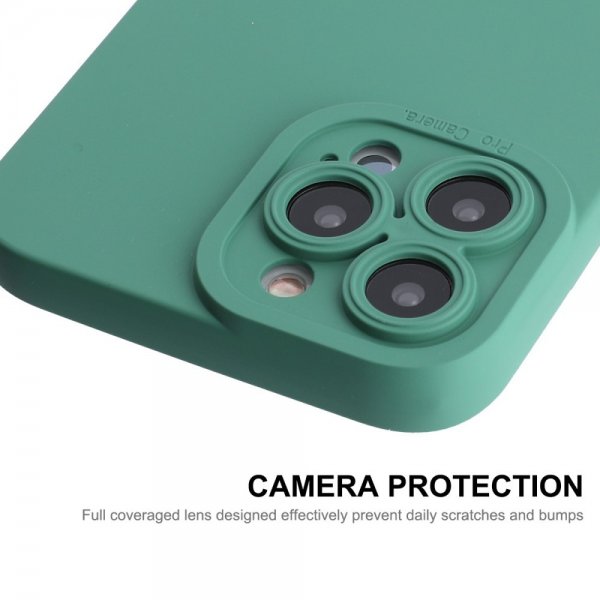 Enkay iPhone 13 Pro Max Skal Silicone Grön