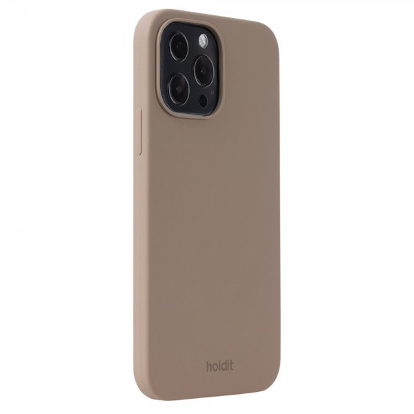 holdit iPhone 13 Pro Max Skal Silikon Mocha Brown