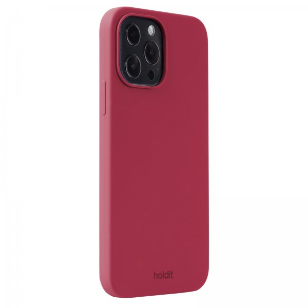 holdit iPhone 13 Pro Max Skal Silikon Red Velvet
