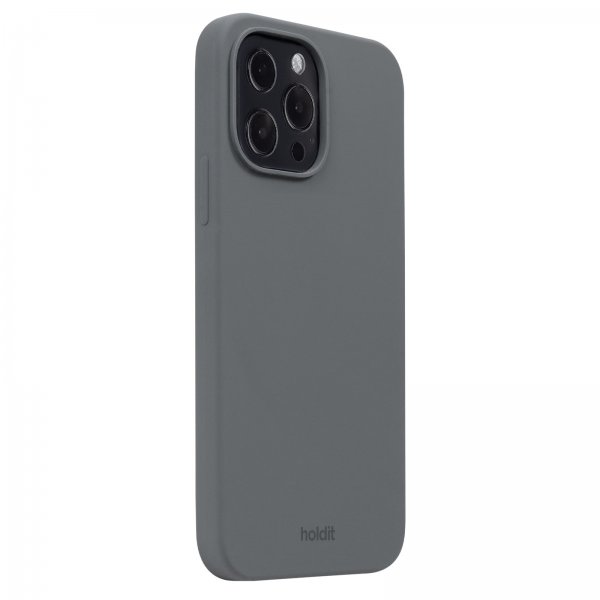 holdit iPhone 13 Pro Max Skal Silikon Space Gray