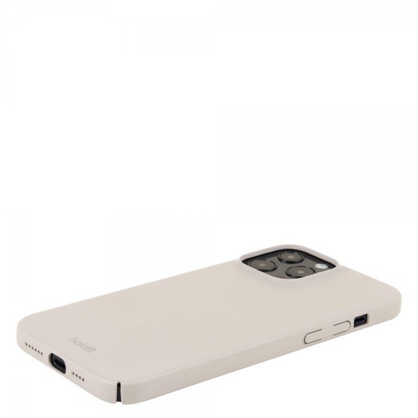 holdit iPhone 13 Pro Max Skal Slim Case Light Beige