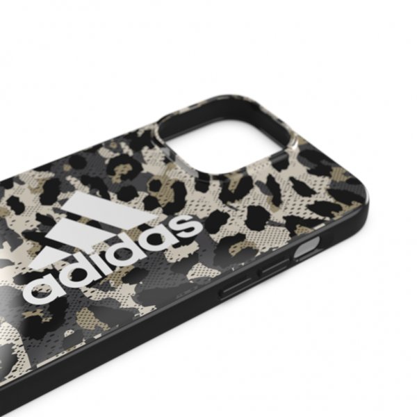 Adidas iPhone 13 Pro Max Skal Snap Case Leopard Beige