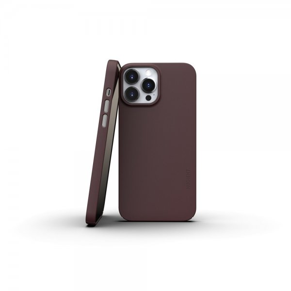 Nudient iPhone 13 Pro Max Skal Thin Case V3 MagSafe Sangria Red