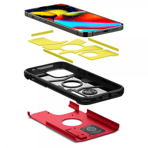 Spigen iPhone 13 Pro Max Skal Tough Armor Röd