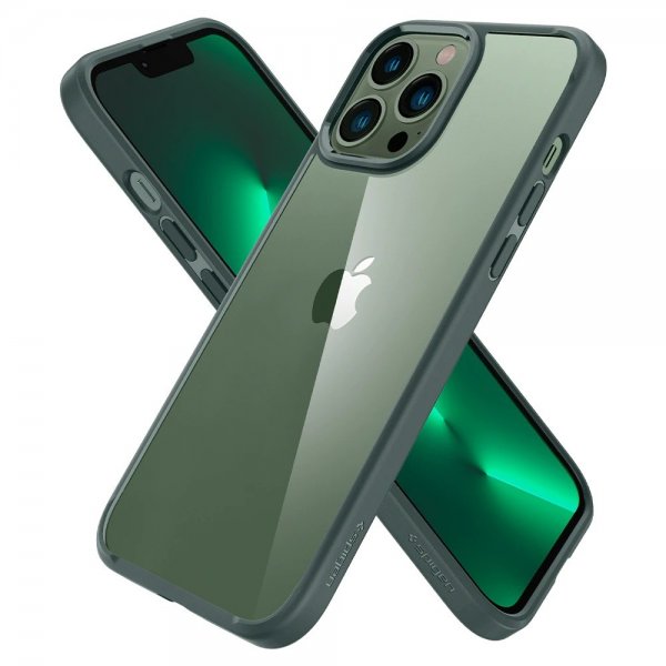 Spigen iPhone 13 Pro Max Skal Ultra Hybrid Midnight Green