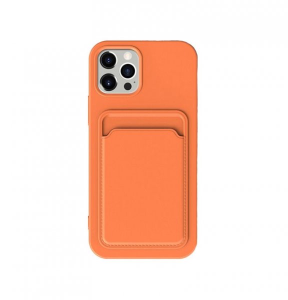 iPhone 13 Pro Skal Korthållare Orange