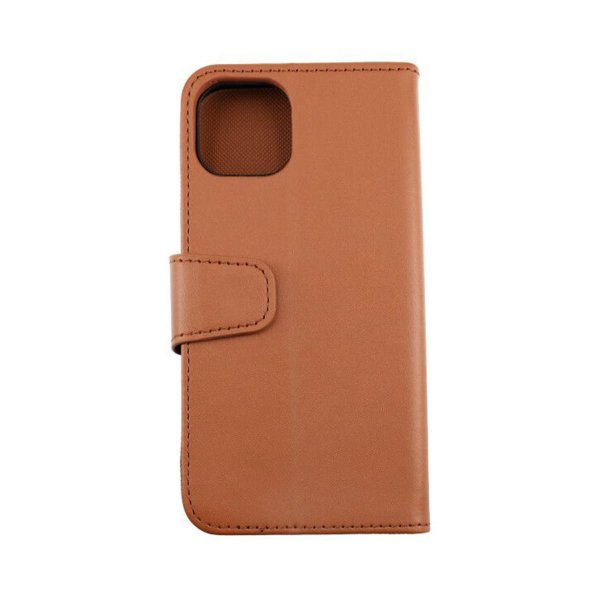 Rvelon iPhone 13 Pro Fodral Utfällbart Kortfack Brun