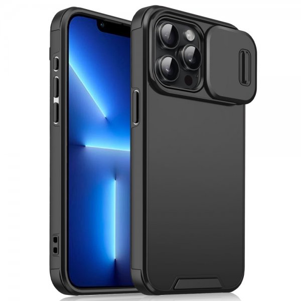 iPhone 13 Pro Skal Camera Slide Svart