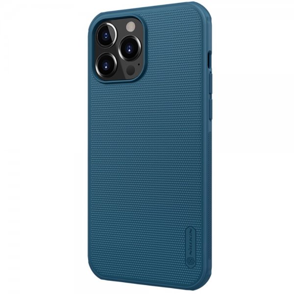 Nillkin iPhone 13 Pro Skal Frosted Shield MagSafe Blå
