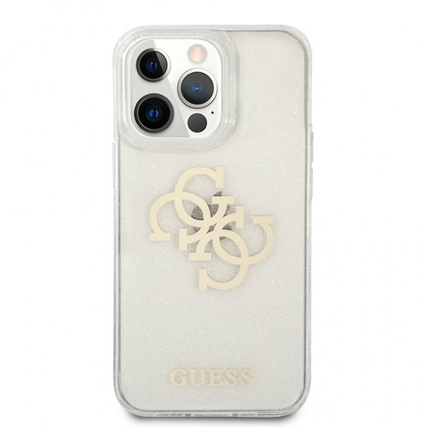 Guess iPhone 13 Pro Skal Full Glitter Transparent