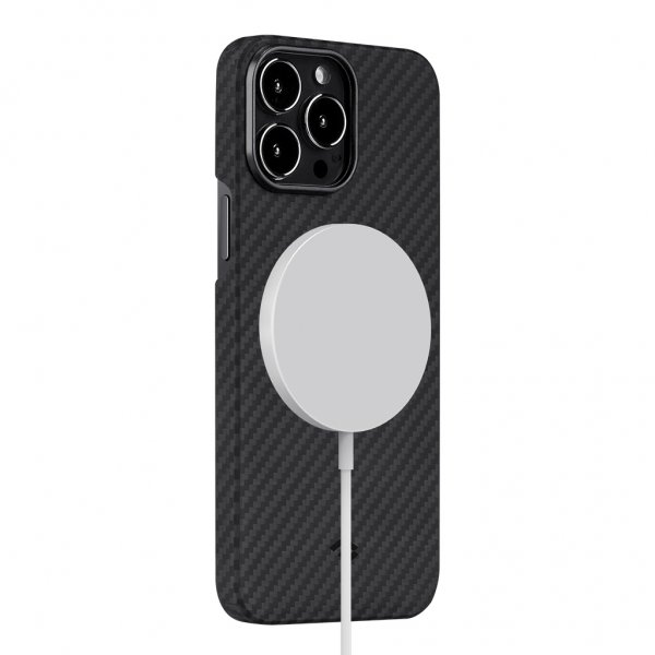 Pitaka iPhone 13 Pro Skal MagEZ Case 2 Black/Grey Twill