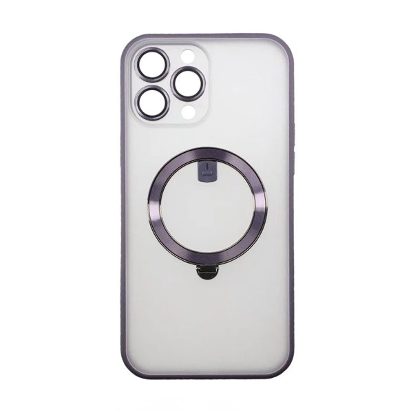 Rvelon iPhone 13 Pro Skal MagSafe Ring Lila