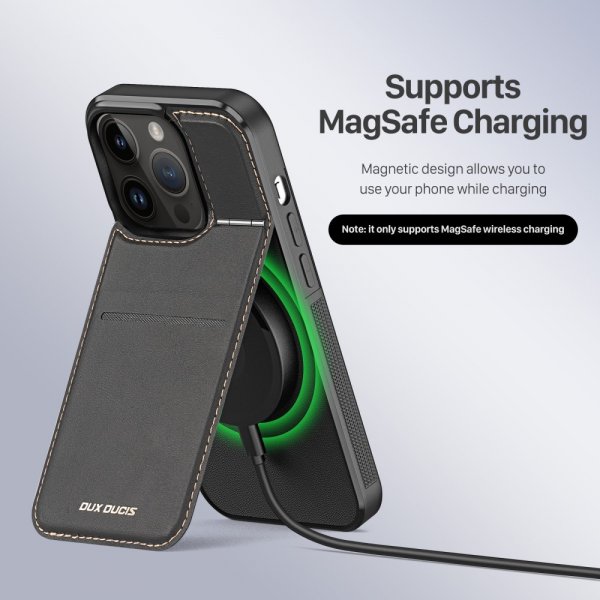 Dux Ducis iPhone 13 Pro Skal Rafi Series MagSafe Svart