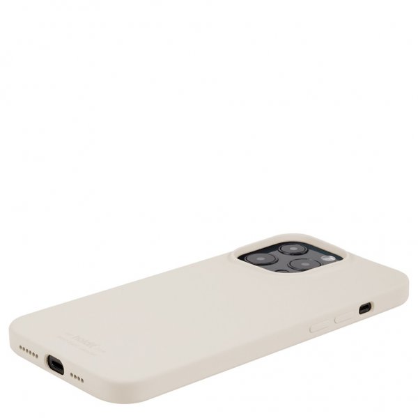 holdit iPhone 13 Pro Skal Silikon Light Beige