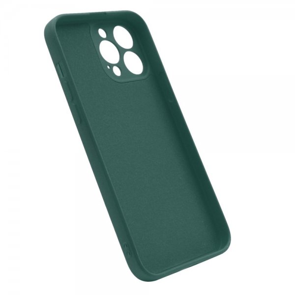 Enkay iPhone 13 Pro Skal Silicone Mörkgrön
