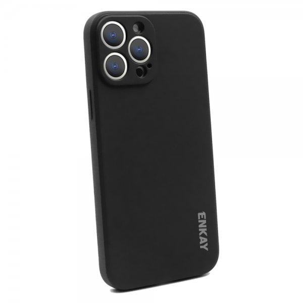 Enkay iPhone 13 Pro Skal Silicone Svart