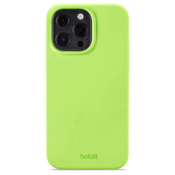 holdit iPhone 13 Pro Skal Silikon Acid Green