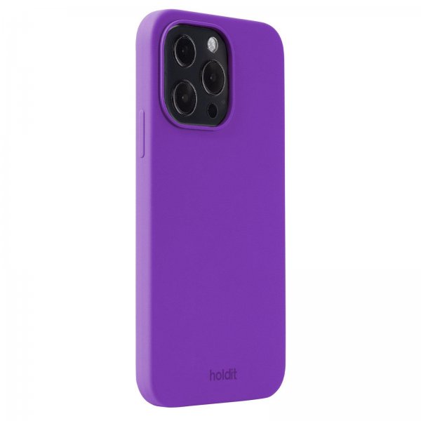 holdit iPhone 13 Pro Skal Silikon Bright Purple