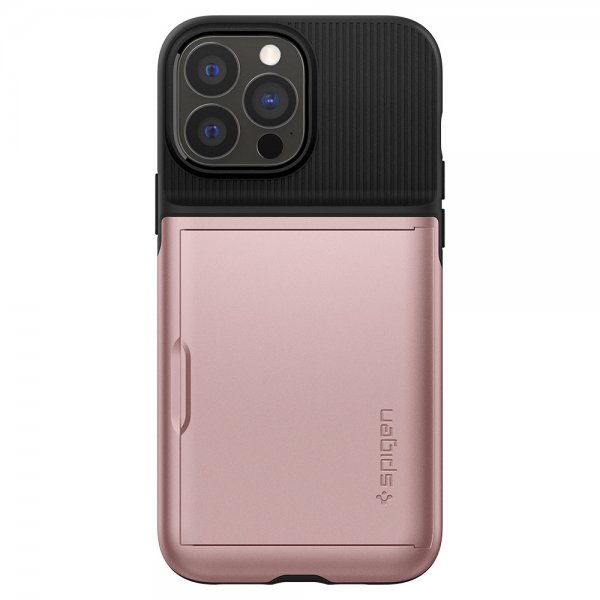 Spigen iPhone 13 Pro Skal Slim Armor CS Roseguld