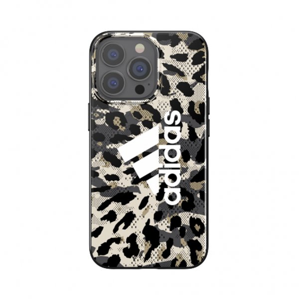 Adidas iPhone 13 Pro Skal Snap Case Leopard Beige