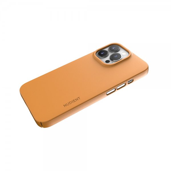 Nudient iPhone 13 Pro Skal Thin Case V3 MagSafe Saffron Yellow