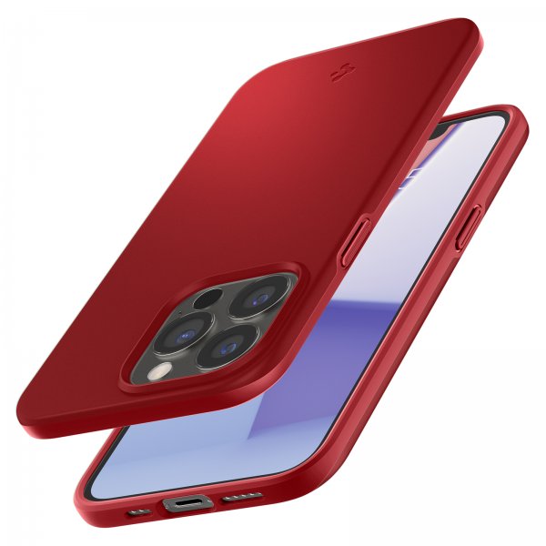 Spigen iPhone 13 Pro Skal Thin Fit Röd