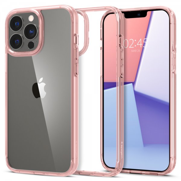 Spigen iPhone 13 Pro Skal Ultra Hybrid Rose Crystal